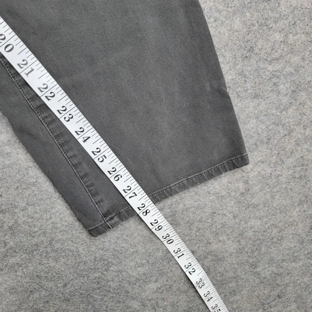 Bonobos‎ Pants Mens 36x30 Gray Chino Slim Fit Stretch Flat Front Tapered Leg